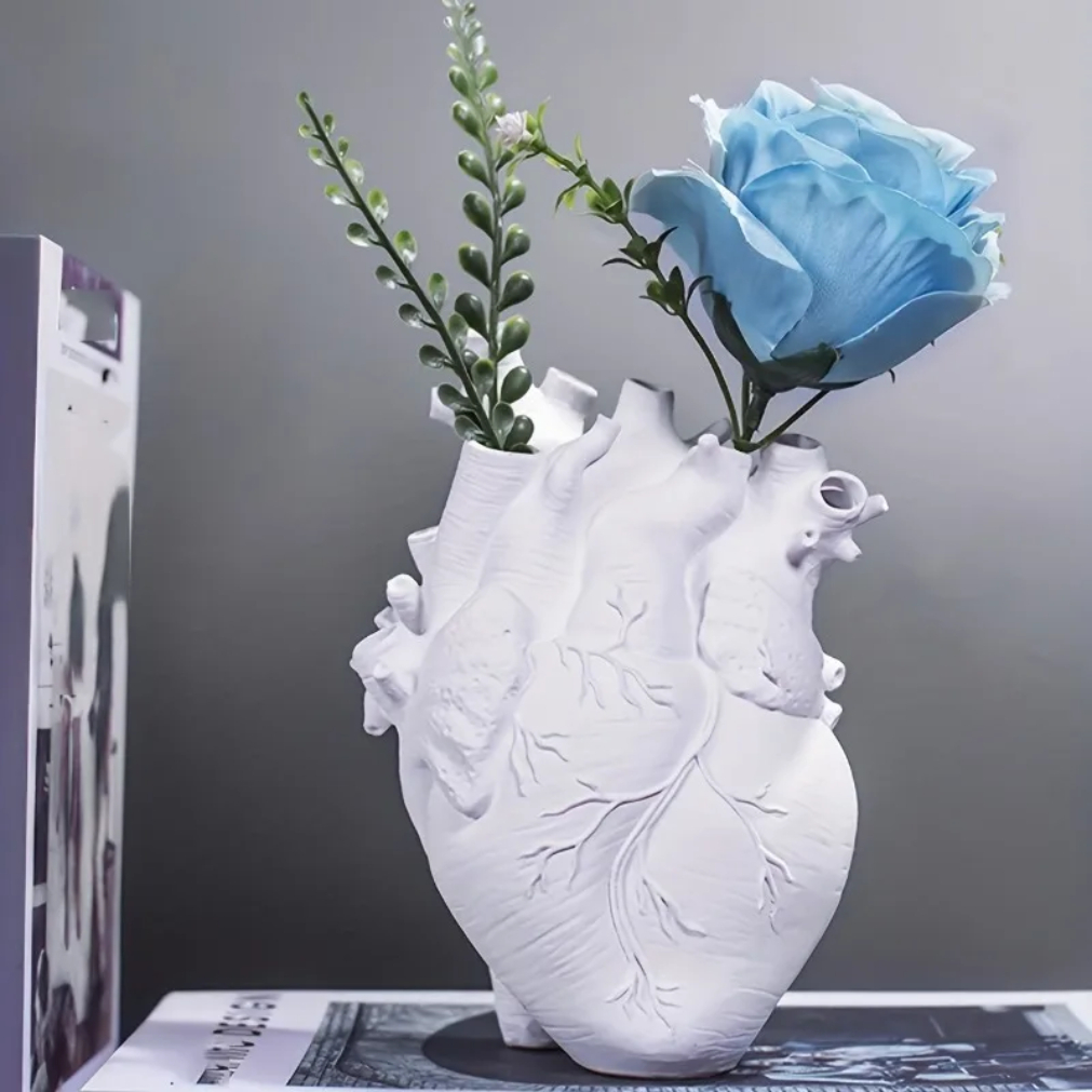 Black Anatomical Heart Vase Ha - Florist Supply Vases ulasan dan harga