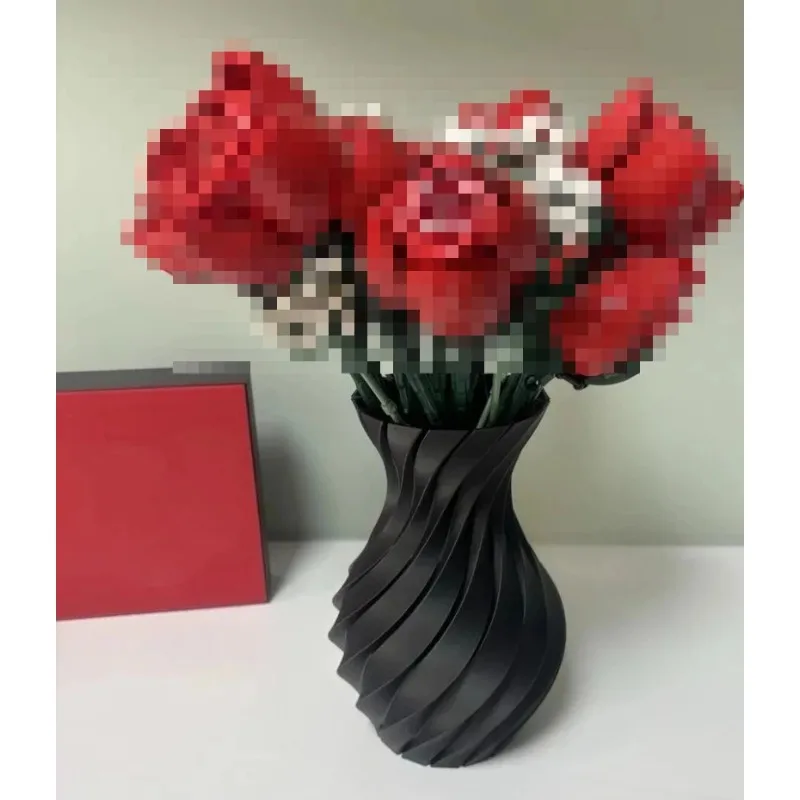 1pc Vase for Lego Bouquet Rose - Florist Supply Vases ulasan dan harga