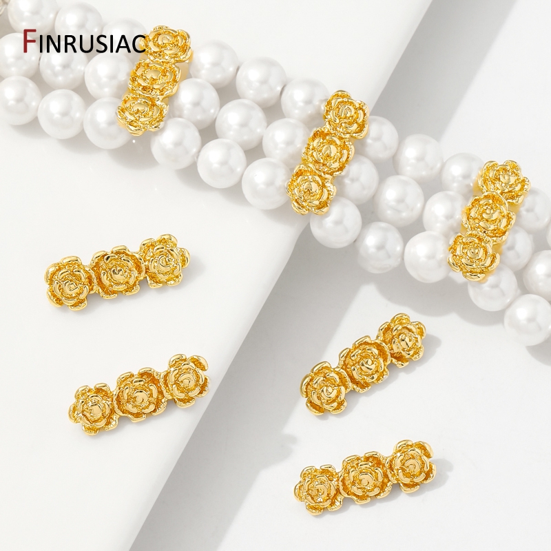 18K Gold Plated Brass Rose Flo - Flower Supply ulasan dan harga