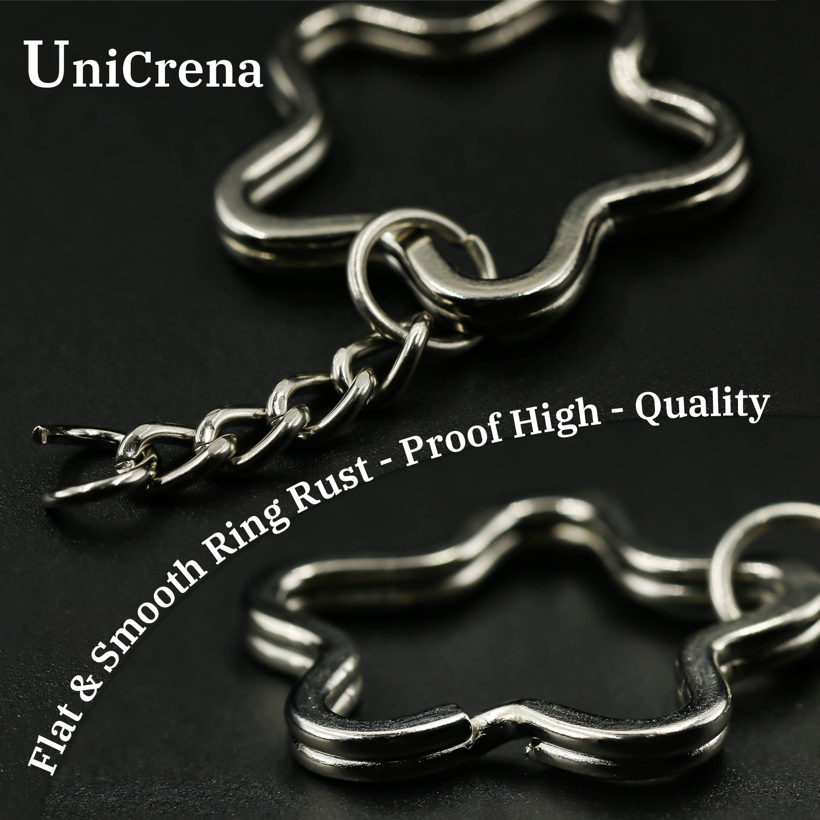 UniCrena Split Ring Keychain w - Flower Supply ulasan dan harga
