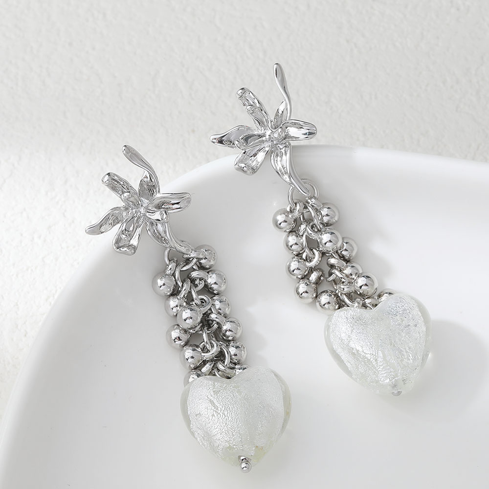 4PCS Dainty Flower Shape Ear S - Flower Supply ulasan dan harga