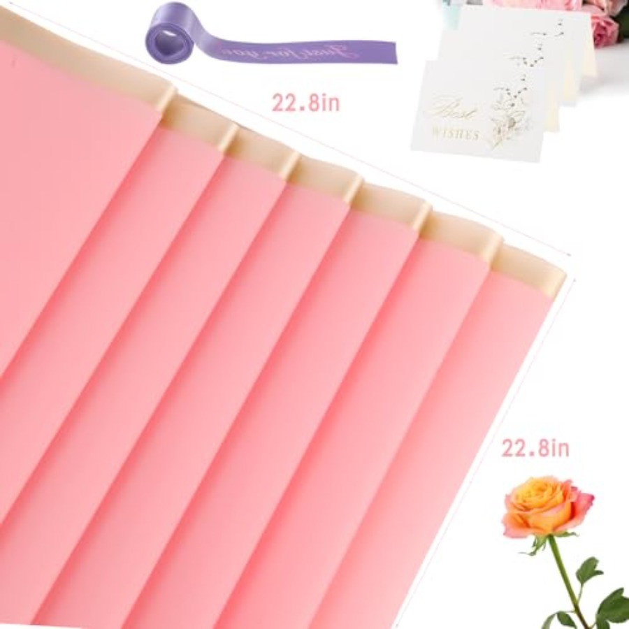 20 sheet Flower Wrapping Paper - Flower Supply ulasan dan harga