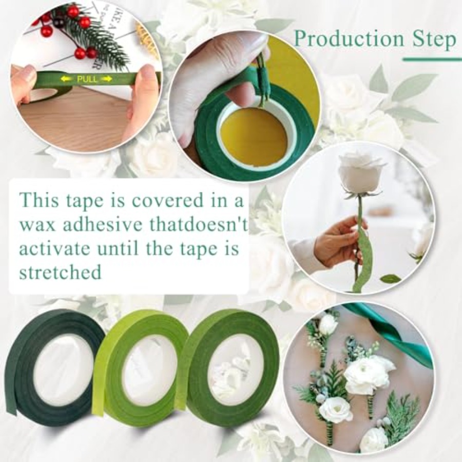 Floral Tape and Floral Wire Bo - Floral Tape Green ulasan dan harga