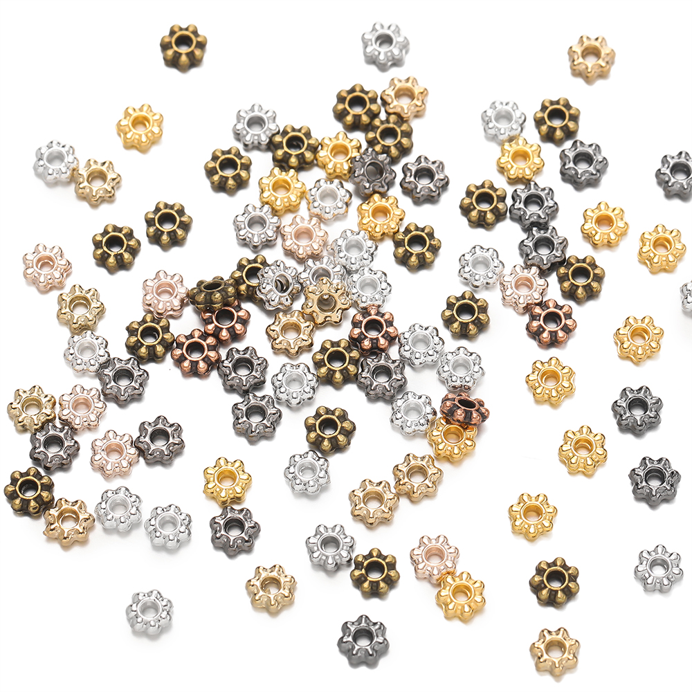 200pcs/lot 4/6mm Daisy Snowfla - Flower Supply ulasan dan harga