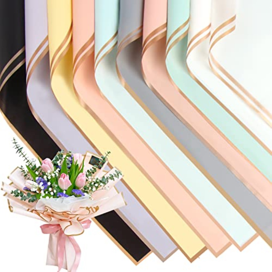 20 Sheets Flower Wrapping Pape - Flower Supply ulasan dan harga