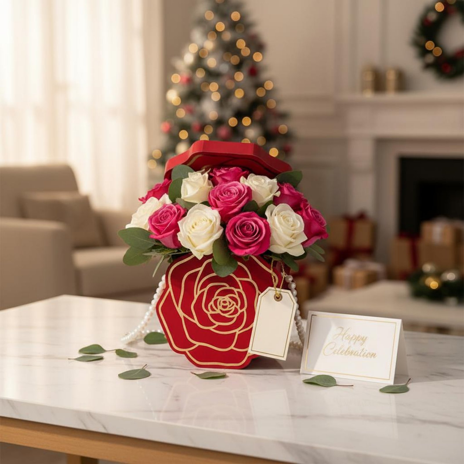 Floral Flower Arrangement Ribb - Flower Supply ulasan dan harga